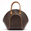 Image 1 : Louis Vuitton Brown Monogram Canvas Leather Ellipse MM Bag