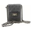 Image 1 : Chanel Grey Quilted Leather Phone Case with Chain Strap