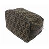 Image 2 : Fendi Brown Zucca Canvas Vanity Cosmetic Bag