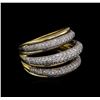 Image 1 : 1.74 ctw Diamond Ring - 14KT Two-Tone Gold