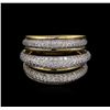 Image 2 : 1.74 ctw Diamond Ring - 14KT Two-Tone Gold