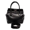 Image 1 : Hermes Black Leather Toolbox 26cm Handbag