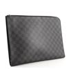 Image 2 : Louis Vuitton Damier Graphite Zip Around Pochette Jour GM Pouch