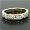 Image 2 : 14k Yellow Gold 1.05 ctw Round Diamond Band Ring