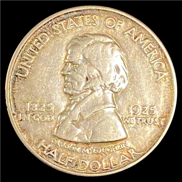 1925 Hudson Half Dollar NEARLY UNCIRCULATED