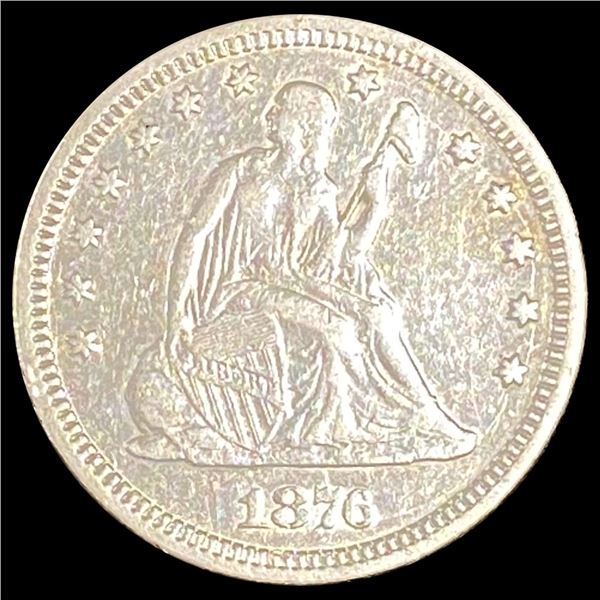 1876 Seated Liberty Quarter CLOSELY UNCIRCULATED