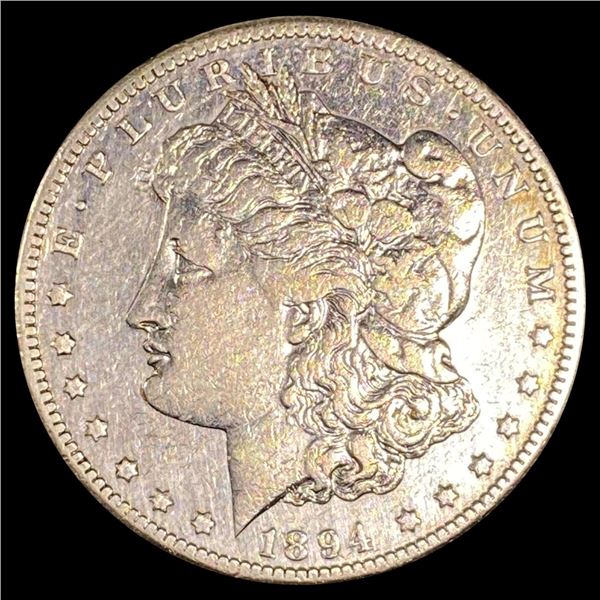 1894-S Morgan Silver Dollar NEARLY UNCIRCULATED