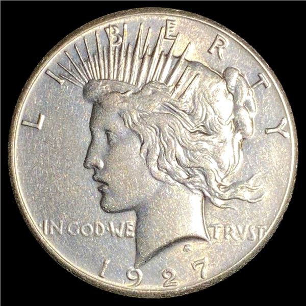 1927 Silver Peace Dollar CLOSELY UNCIRCULATED