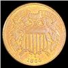 Image 1 : 1864 RD Two Cent Piece UNCIRCULATED
