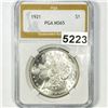 Image 1 : 1921 Morgan Silver Dollar PGA - MS65