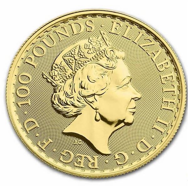 2022 1 oz Gold Britannia BU Coin