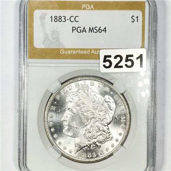 1883-CC Morgan Silver Dollar PGA - MS64