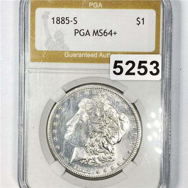 1885-S Morgan Silver Dollar PGA - MS64