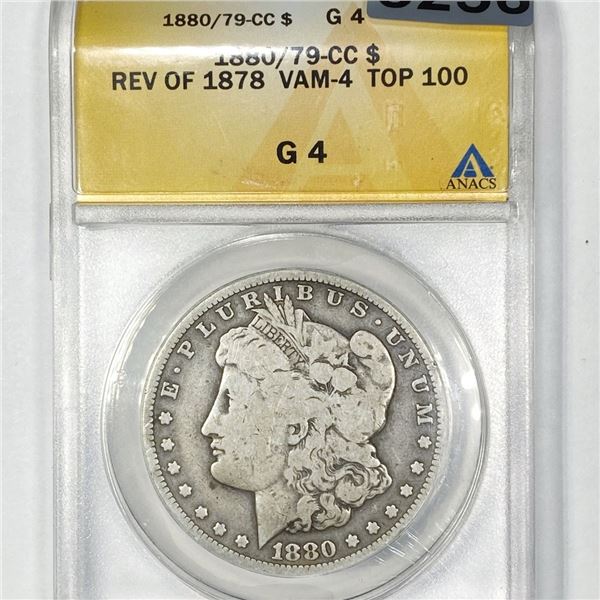 1880/79-CC Rev of 78 Morgan Silver Dollar