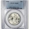 Image 1 : 1944 Walking Liberty Half Dollar PCGS - MS65