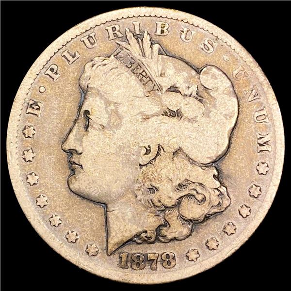 1878-CC Morgan Silver Dollar NICELY CIRCULATED