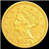 Image 1 : 1854 $2.50 Gold Quarter Eagle CLOSELY