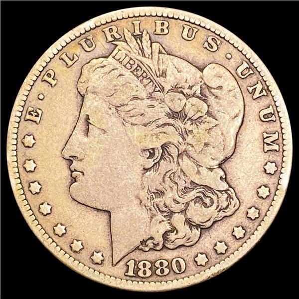 1880-CC Morgan Silver Dollar LIGHTLY CIRCULATED