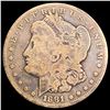 Image 1 : 1881-CC Morgan Silver Dollar NICELY CIRCULATED