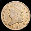 Image 1 : 1828 Classic Head Half Cent LIGHTLY CIRCULATED