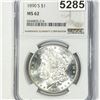 Image 1 : 1890-S Morgan Silver Dollar NGC - MS62