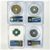 Image 2 : (4) Graded Misc Chinese Coins -