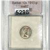 Image 1 : 1911-P Barber Dime USCG - MS67