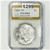 Image 1 : 1878 7TF REV 79' Morgan Silver Dollar PGA - MS64
