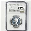 Image 1 : 1954 Canadian 50 Cent Coin NGC - PL66