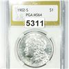 Image 1 : 1902-S Morgan Silver Dollar PGA - MS64