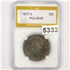 Image 1 : 1827/6 Capped Bust Half Dollar PGA - MS60