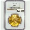 Image 1 : 1896-S $20 Gold Double Eagle NGC - MS61