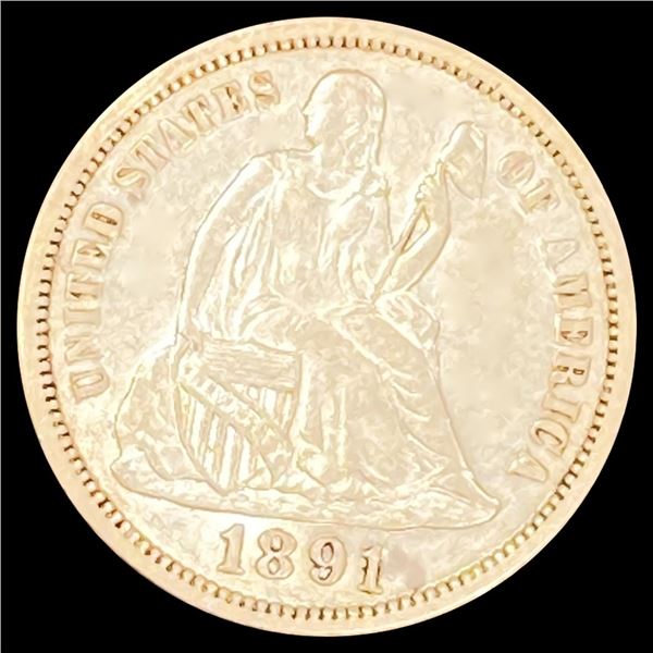 1891 Seated Liberty Dime UNCIRCULATED