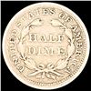Image 2 : 1857 Seated Liberty Half Dime CLOSELY