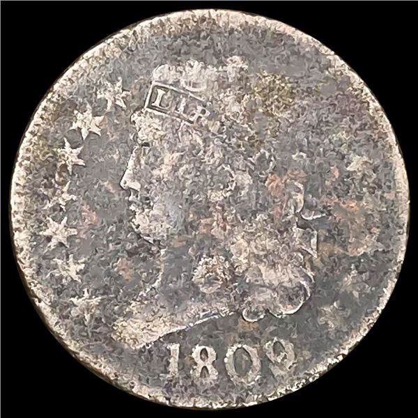 1809 Classic Head Half Cent NICELY CIRCULATED
