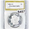 Image 1 : 1884-CC Morgan Silver Dollar PGA - MS65 DMPL