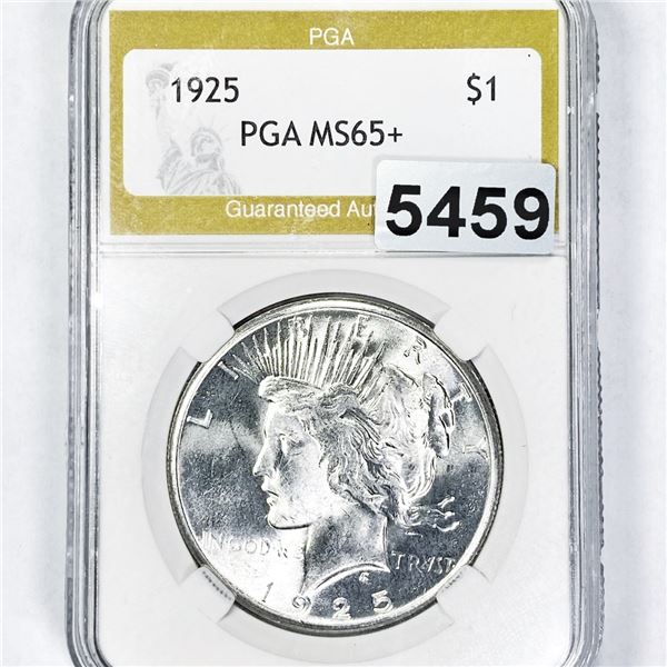 1925 Silver Peace Dollar PGA - MS65+
