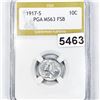 Image 1 : 1917-S Mercury Silver Dime PGA - MS63 FSB