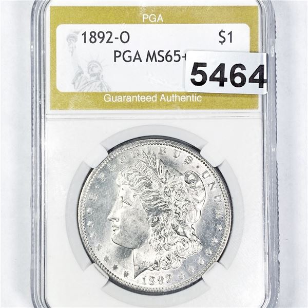 1892-O Morgan Silver Dollar PGA - MS65+