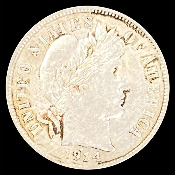 1914-D Barber Dime UNCIRCULATED