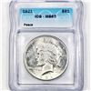Image 1 : 1921 Silver Peace Dollar ICG - MS62