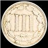Image 2 : 1867 Nickel Three Cent NEARLY UNCIRCULATED