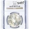 Image 1 : 1922 Silver Peace Dollar NGC - MS64