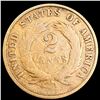 Image 2 : 1872 Two Cent Piece NICELY CIRCULATED