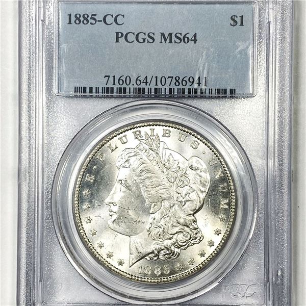 1885-CC Morgan Silver Dollar PCGS - MS64