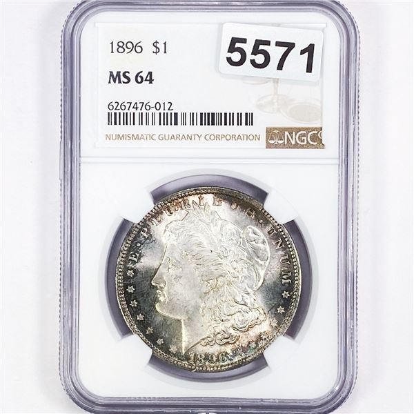 1896 Morgan Silver Dollar NGC - MS64