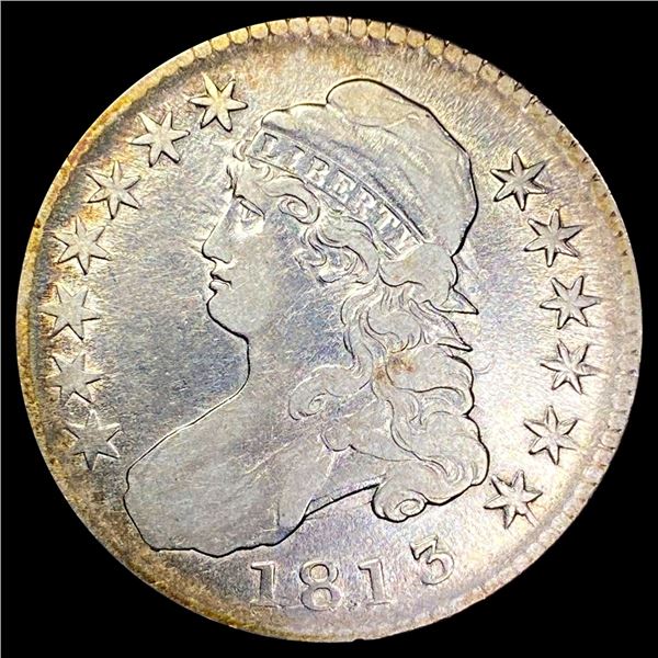 1813 Capped Bust Half Dollar LIGHTLY CIRCULATED
