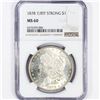 Image 1 : 1878 7/8 TF Morgan Silver Dollar NGC - MS60