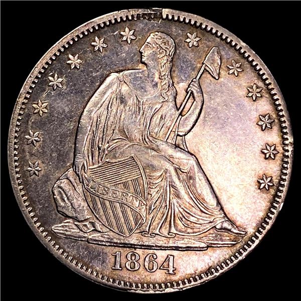 1864 Seated Liberty Half Dollar UNCIRCULATED