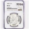 Image 1 : 1883-O Morgan Silver Dollar NGC - MS62